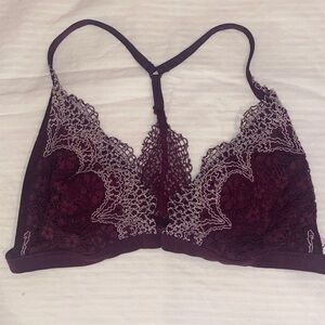 Victoria's Secret Burgundy Lace Bralette
